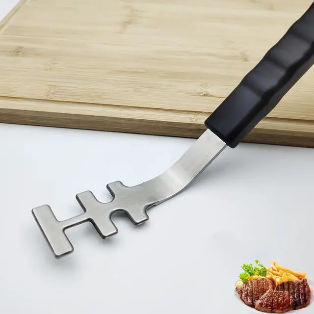 Alt view image 4 of 6 - Grill Grate Lifter Tool Cast Iron Grid Lever Lock Lifting Gripper Handle Clip for Barbecue Grilling Baking Drying Steaming BBQ Oven Cooling Racks Charcoal Gas Grills Wire Roasting Rack