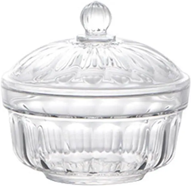 Main image of Plastic Candy Dish Sugar Bowl Spice Jar Storage Pot with Lid