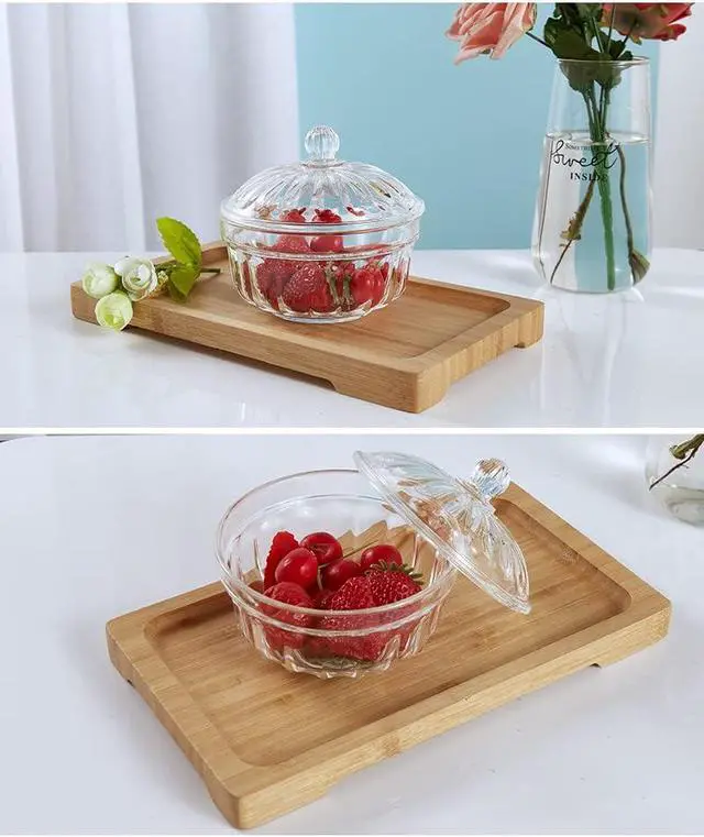 Alt view image 6 of 6 - Plastic Candy Dish Sugar Bowl Spice Jar Storage Pot with Lid