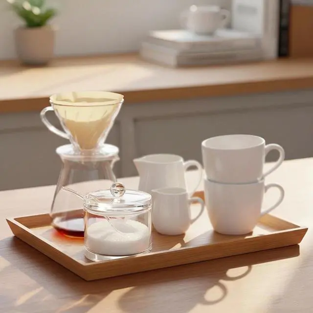 Alt view image 5 of 5 - Sugar Bowl with Lid & Spoon, 8 Oz Acrylic Container Dishwasher Safe & Airtight, Perfect for Coffee, Tea, Cereal, and Kitchen Countertop Storage - Clear Canister Jar Dispenser