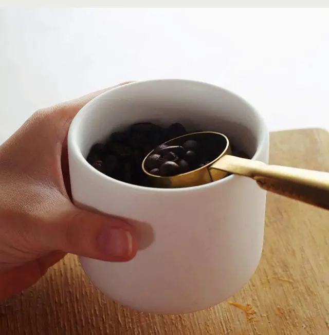 Alt view image 6 of 7 - Ceramic Pure Color Sugar Bowl Spice Jar Storage Pot with Wooden Lid