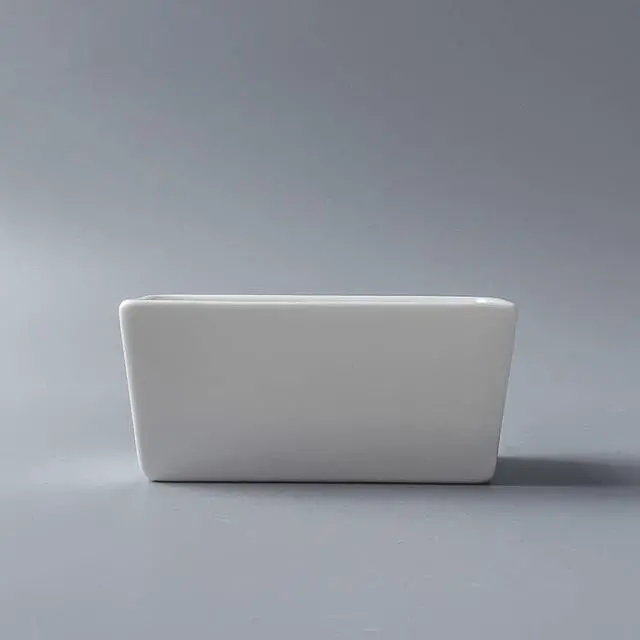 Alt view image 4 of 6 - 123Arts White Ceramic Sugar Packet Holder Tea Bag Bowl