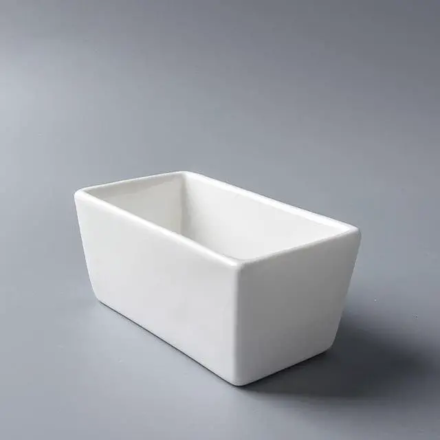 Alt view image 5 of 6 - 123Arts White Ceramic Sugar Packet Holder Tea Bag Bowl
