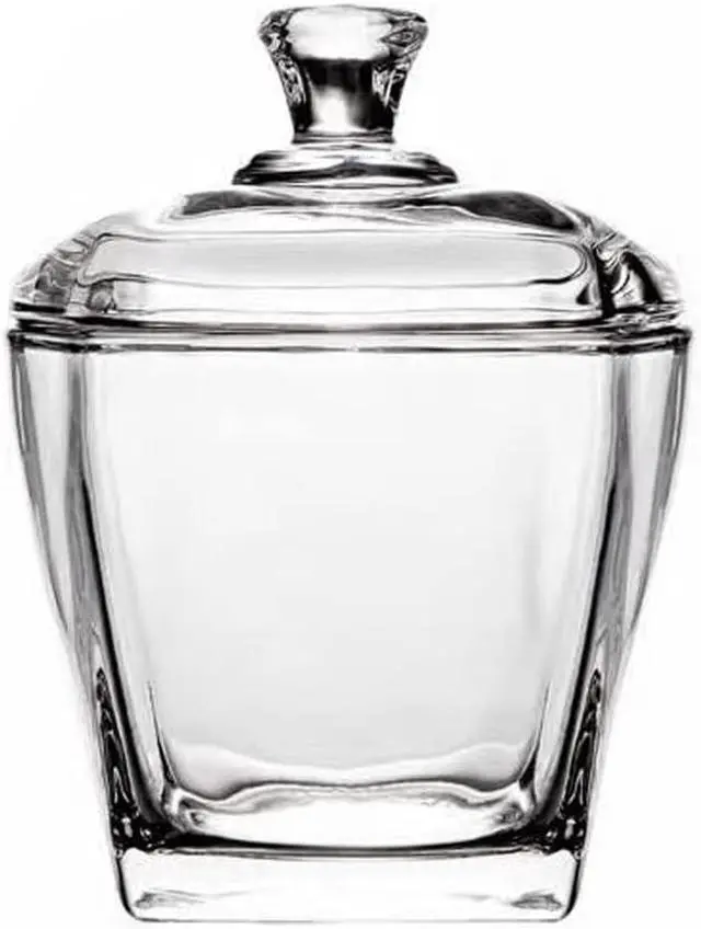 Main image of Glass Sugar Bowl Spice Jar Seasoning Pot Storage Snack Jar,8oz,240ml