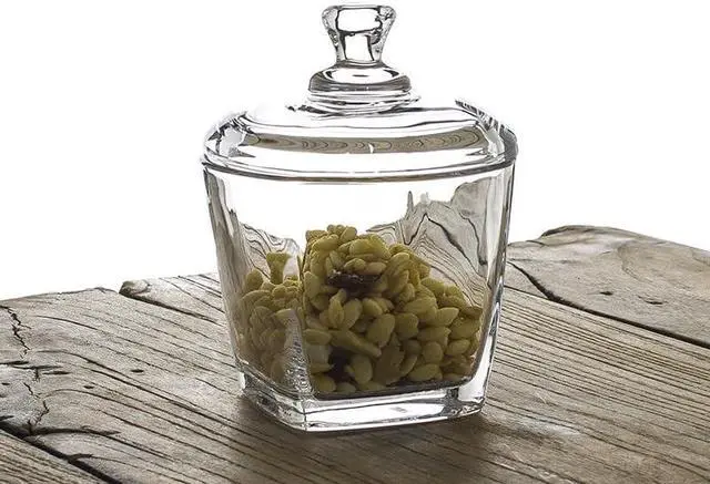 Alt view image 7 of 7 - Glass Sugar Bowl Candy Dish with Lid Airtight Candy Dish Elegant Kitchen Countertop Storage for Sugar, Sweets, Snacks & Coffee Pods, Clear Glass Container for Pantry, Dining Table Decor 8oz,240ml
