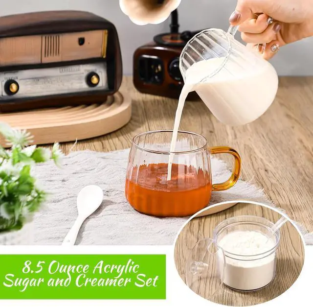 Alt view image 6 of 7 - Baderke 3 Pcs Cream and Sugar Set, Creamer and Sugar Set