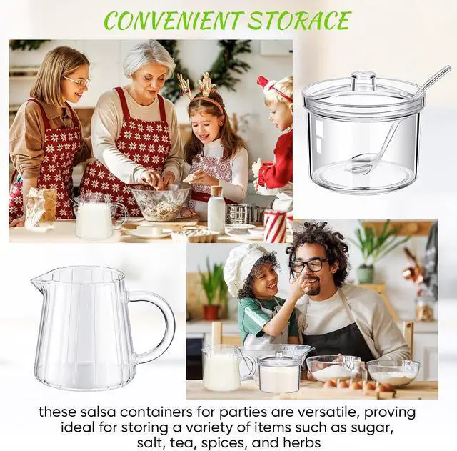 Alt view image 7 of 7 - Baderke 3 Pcs Cream and Sugar Set, Creamer and Sugar Set