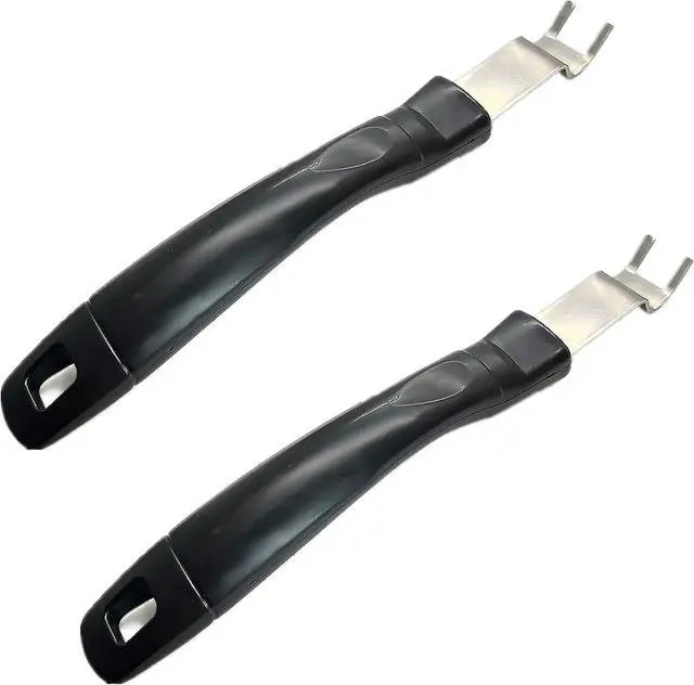 Main image of 2 Pcs Stainless Steel Grill Grate Lifter Gripper