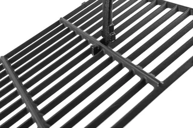 Alt view image 6 of 7 - Cast Iron Grill Grate Lifter, Cooking Grid Lifter Gripper for Big Green Egg, Primo Kamado Charcoal Grill Smoker