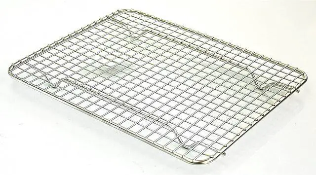 Main image of Browne 8" x 10" Rectangular Nickel-Plated Footed Pan Grate