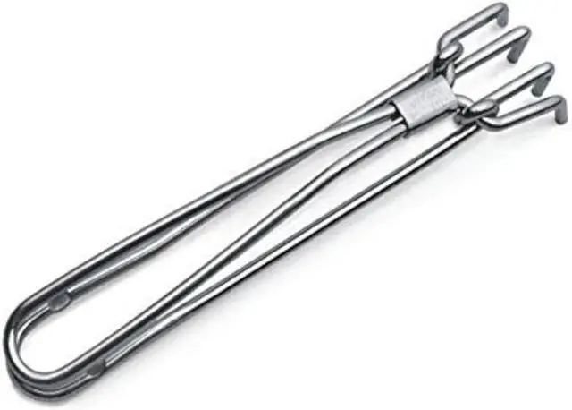 Main image of Stainless Steel Pakkad Wire Tong - Kitchen Tongs for Food Serving