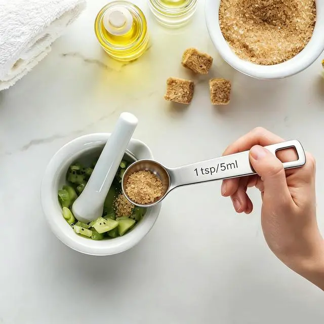 Alt view image 6 of 6 - 5PCS 1tsp(1/3tbsp, 5 ml) Measuring Spoon Teaspoons Stainless Steel Measure Spoons for Precise Cooking, Baking and Spices Measurement