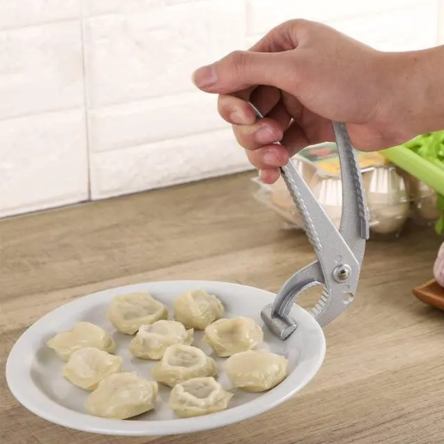 Alt view image 4 of 7 - MagiDeal Aluminum Tongs, Holder For Korean Stone Ceramic Bibimbap Bowl(Dolsot,Ddukbaegi), Sizzling Hot Pot 6-2/3 Inch
