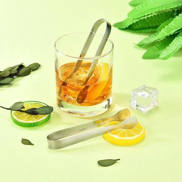 Alt view image 5 of 7 - Boao 10 PC Mini Tongs 4.3 Inch and 7 Inch Ice Tongs Mini Tongs for Serving Sugar Tongs Serving Tongs Pom Tongs Sugar Tongs Stainless Steel Mini Tongs for Party Kitchen Serving and Cooking