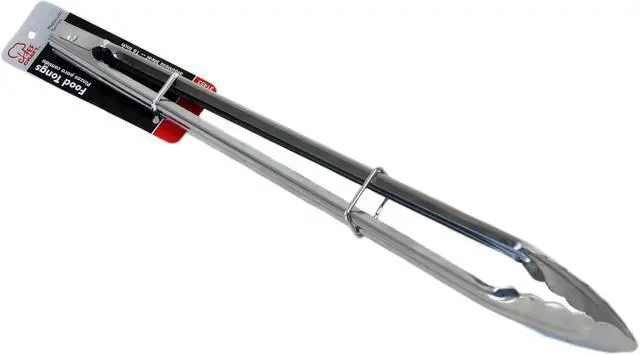 Alt view image 2 of 4 - Chef Craft Classic Clam Shell Tongs, 16 inch, Stainless Steel
