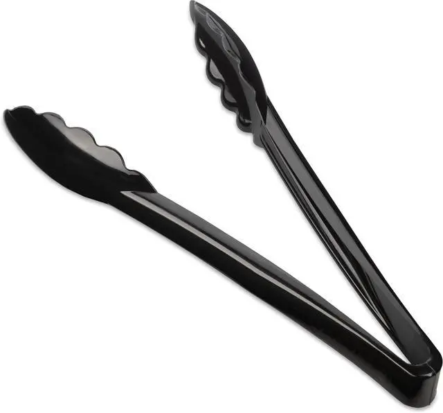 Main image of Carlisle FoodService Products 470903 Carly Salad Tong, 9" Utility Tong, Black, 1 Pack