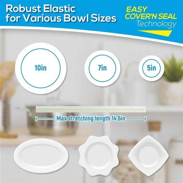 Alt view image 2 of 6 - 100PCS 10Inch Bowl Covers for Sourdough Bread Proofing