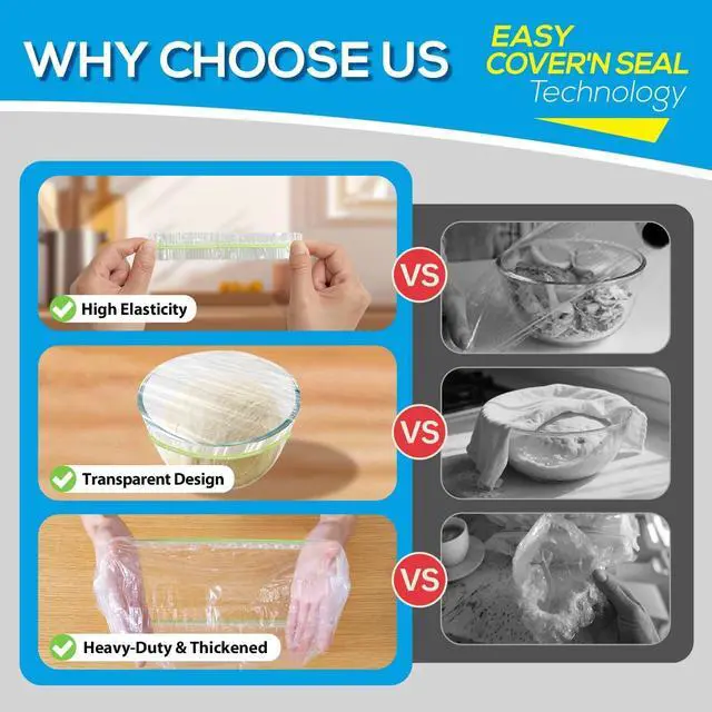 Alt view image 5 of 6 - 100PCS 10Inch Bowl Covers for Sourdough Bread Proofing