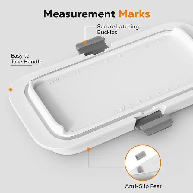 Alt view image 6 of 7 - Pisol Large Butter Dish Airtight with Lid for 2 Sticks (250 g) Butter