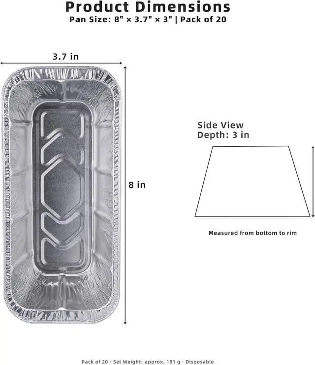 Alt view image 3 of 7 - Grease Cup Liners for Blackstone Griddles, Rear Tray, 20 Pack