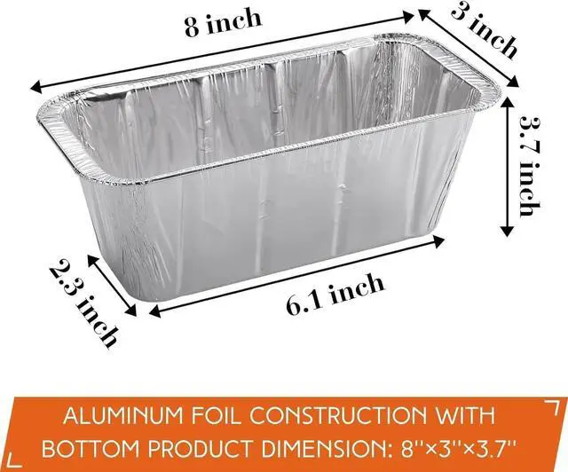 Alt view image 2 of 7 - Findful 30-Pack Drip Pans Liners Compatible for Blackstone Griddle Accessories, Aluminum Foil Pan Disposable for 17" 22" 28" 36" Blackstone Griddle Drip Tray Holder Grill Rear Grease Catcher Cup