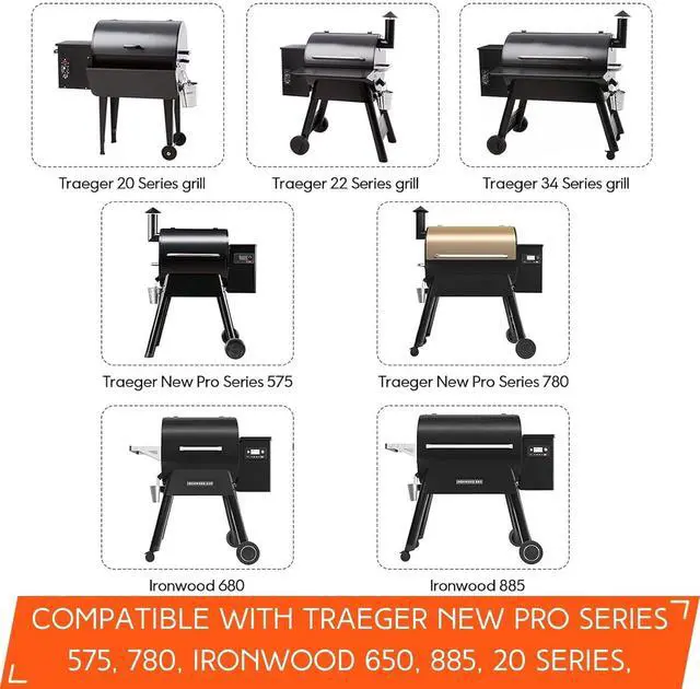 Alt view image 4 of 7 - Findful 30 Pack BAC407 Grease Bucket Liner Compatible for Traeger Pro Series 575/780, 22/34 Series, Ironwood 650/885 Grills, Grill Accessories Drip Tray