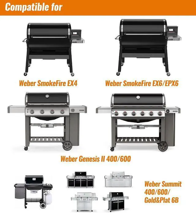 Alt view image 2 of 6 - NUPICK 15 Pack Drip Pan Compatible for Weber SmokeFire EX4 / EX6 / EPX6