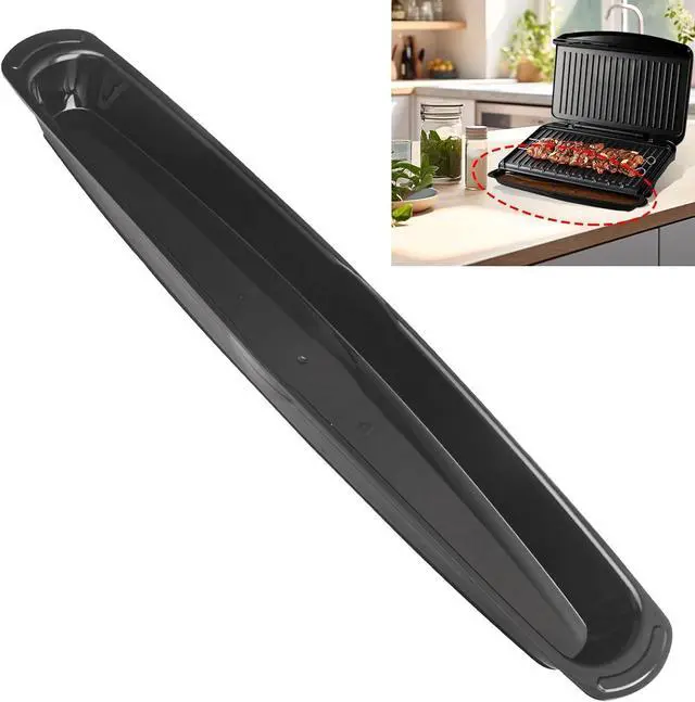 Main image of 14.5" Grill Oil Grease Catcher Drip Tray Pan for George & Most Grills