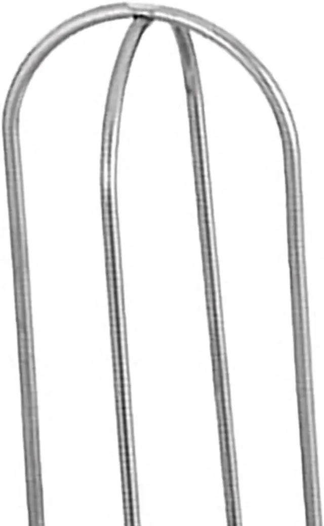 Alt view image 4 of 7 - Stainless Steel Chicken Roaster Rack - Detachable Barbecue Grill Stand for Outdoor & Garden Cooking Grilling Cookware(17x16.5cm, Silver)
