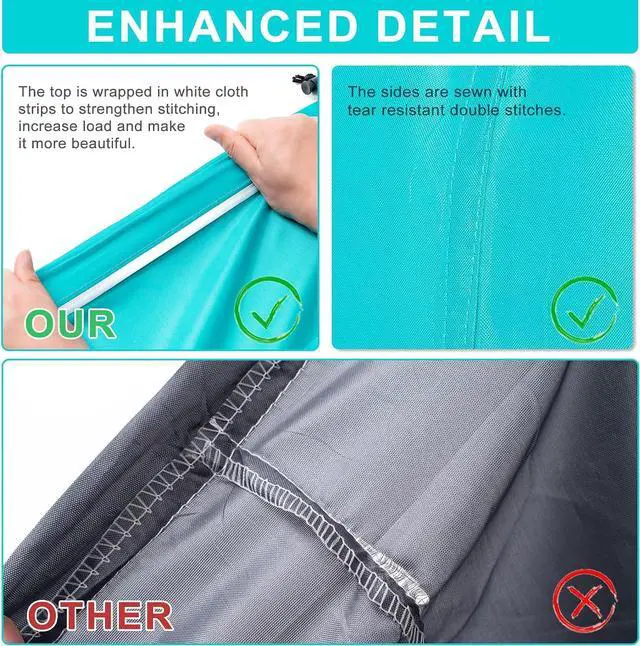 Alt view image 2 of 7 - 2 Pack XL Travel Laundry Bag, Machine Washable Dirty Clothes Organizer with Drawstring,Large Enough to Hold 4 Loads of Laundry, Easy Fit a Laundry Hamper or Basket Travel Essentials 24" x 36"