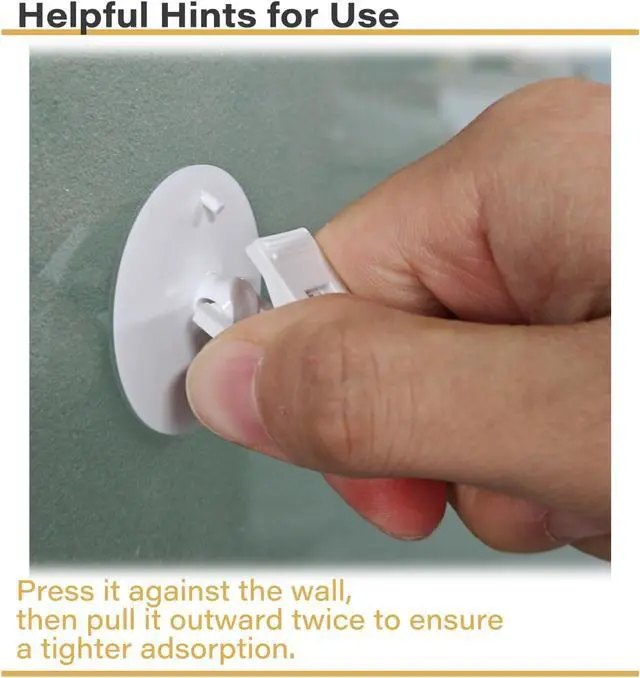 Alt view image 4 of 7 - 6 Packs Shower Curtain Clips with Suction Cup to Keep Liner Closed to Wall and Prevent Water Splashing Out, Self Adhesive Windproof Splash Holder, Easy to Use, Just Press Clip onto Wall