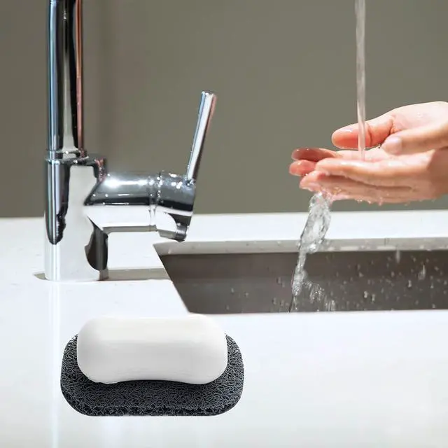 Alt view image 7 of 7 - 8Pcs Soap Saver Pad, Soap Savers for Bar Soap Bathroom Soap Dishes Self Draining Pads for Soap Lift Dish, Soap Holders for Bathroom (8 Colors)