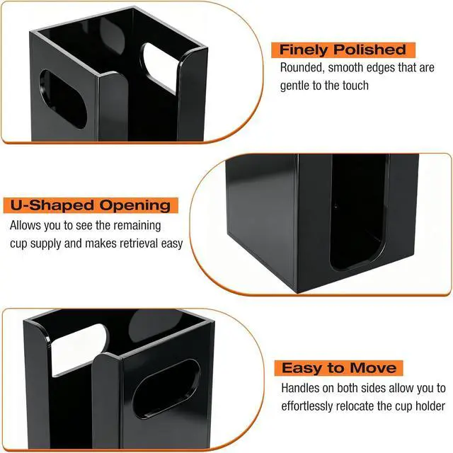 Alt view image 3 of 7 - Bathroom Cup Dispenser, Wall Mount Cup Holder fit 3oz Disposable Paper Cups