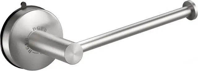Main image of DGYB Suction Cup Toilet Paper Holder - No Drill Adhesive Wall Mount, 5.8 Inch Rustproof Stainless Steel TP Roll Holder for Bathroom Kitchen