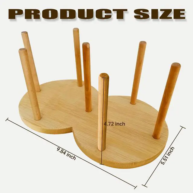 Alt view image 2 of 7 - Round Wooden 2 Compartment Coffee Table Organizer, Cup Dispenser Countertop, Disposable Paper Cup Holder, Lid Organizer for Restaurant Countertop Storage Supplies