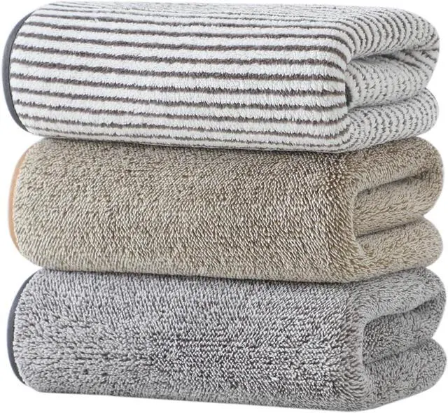 Alt view image 4 of 6 - 3 Pack Microfiber Hand Towels for Bathroom, Ultra Soft & Super Absorbent