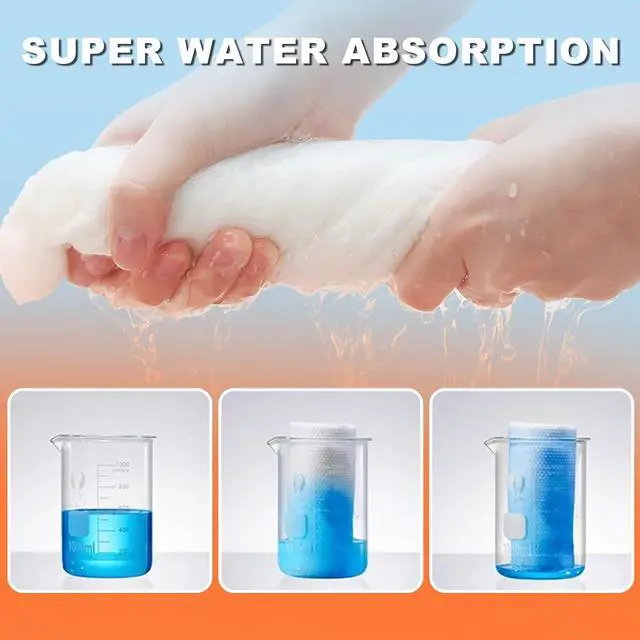 Alt view image 4 of 7 - 6Pcs Disposable Bath Towels: Thick, Absorbent. Travel Camping Gym Hotel Kit