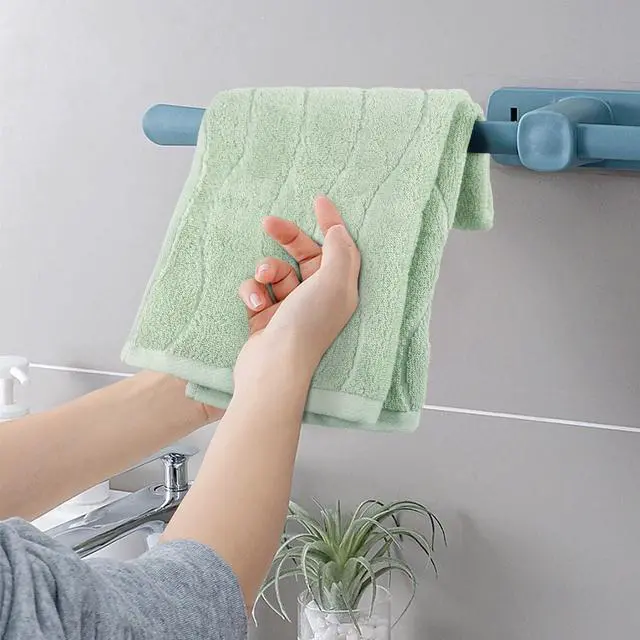 Alt view image 6 of 7 - Jacquotha Hand Towels 2 Pack - Sage Green Wavy Striped
