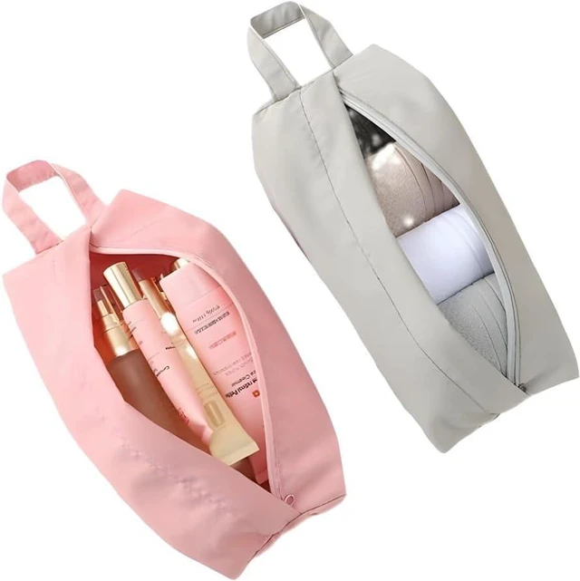 Alt view image 4 of 7 - 3 Pack Travel Socks Organizer Bag with Zip Handle Compression Underwear Mini Storage Pack Pouch for Packing Cubes Suitcase Luggage Ties Panties Cosmetics Sundries Essentials Lingerie