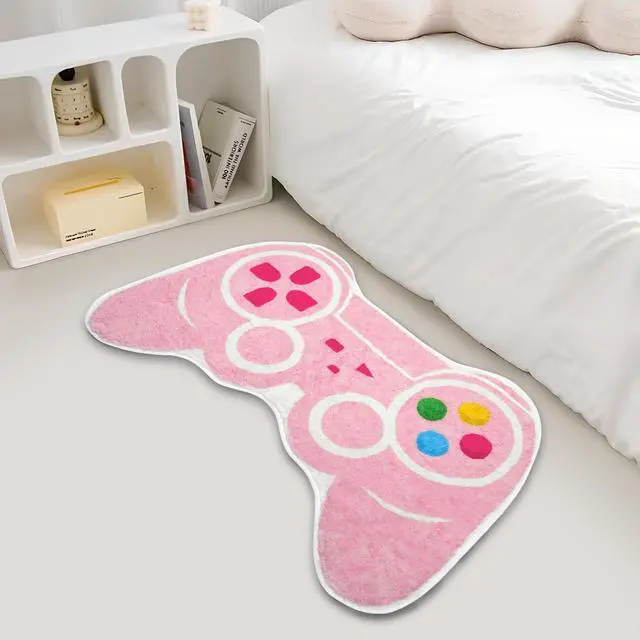 Alt view image 6 of 6 - Gaming Bath Mat, Gamer Bath Rugs Non-Slip Absorbent PlayStation Rug Video Game Rug for Bathroom Floor Tub Kids Bathroom Rugs
