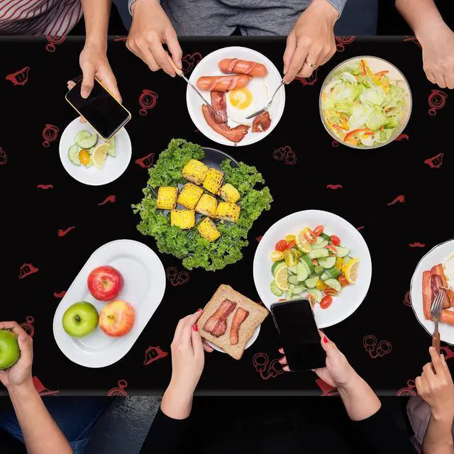 Alt view image 6 of 7 - K1tpde 3PCS Spy Party Tablecloths for Kids Birthday Secret Agent Theme Table Covers Spy Plastic Table Cloth Secret Themed Party Decorations for Boys