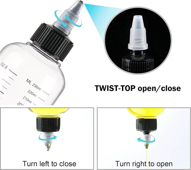 Alt view image 4 of 6 - Cosywell Applicator Bottle for Hair 8.5oz 2 Pack Hair Squeeze Bottles