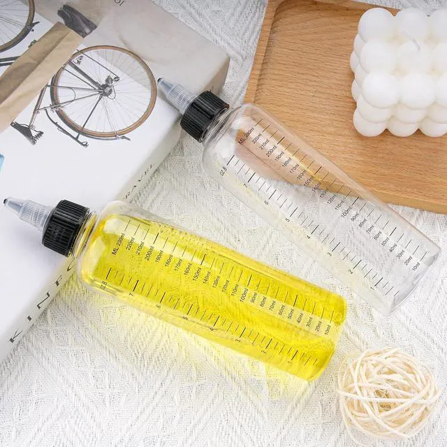 Alt view image 6 of 6 - Cosywell Applicator Bottle for Hair 8.5oz 2 Pack Hair Squeeze Bottles