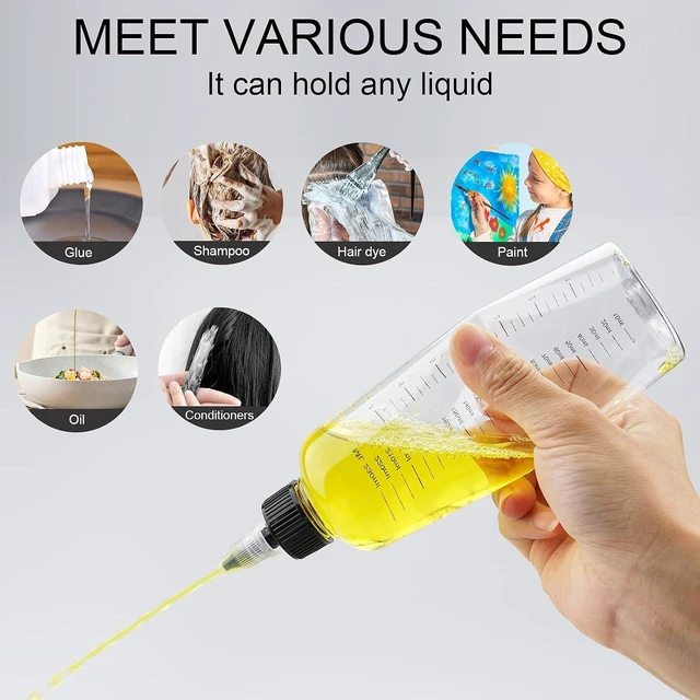 Alt view image 5 of 6 - Cosywell Applicator Bottle for Hair 8.5oz 2 Pack Hair Squeeze Bottles