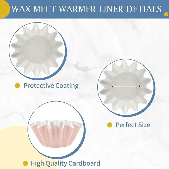 Alt view image 3 of 7 - PEASUG 50 Pcs Wax Melt Liners, Wax Melt Warmer Liners, Leakproof & Reusable Wax Melt Cups for Wax Burner, Wax Melters, Candle Warmers, Scented Wax, Plug Warmers, Electric Wax Warmers, Pink