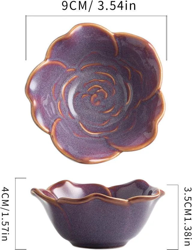Alt view image 2 of 7 - Small Rose Jewelry Dish, Ring Holder Dish, Ceramic Jewelry Tray