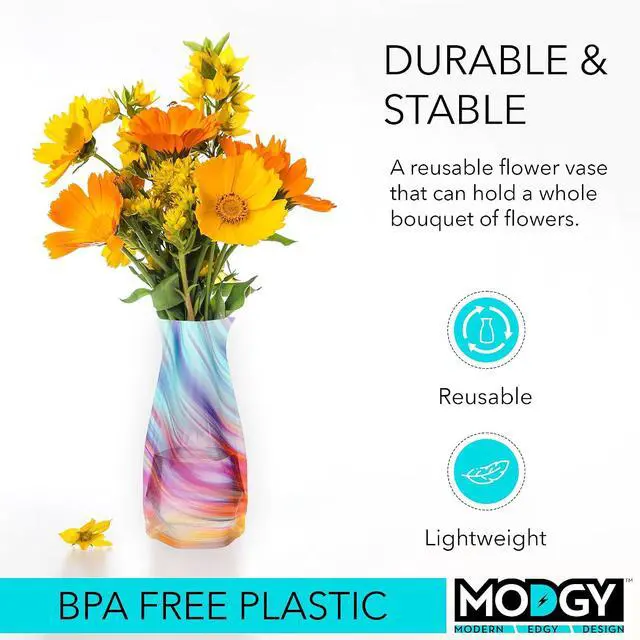 Alt view image 3 of 7 - Modgy Rize Collapsible Vase, 1 EA