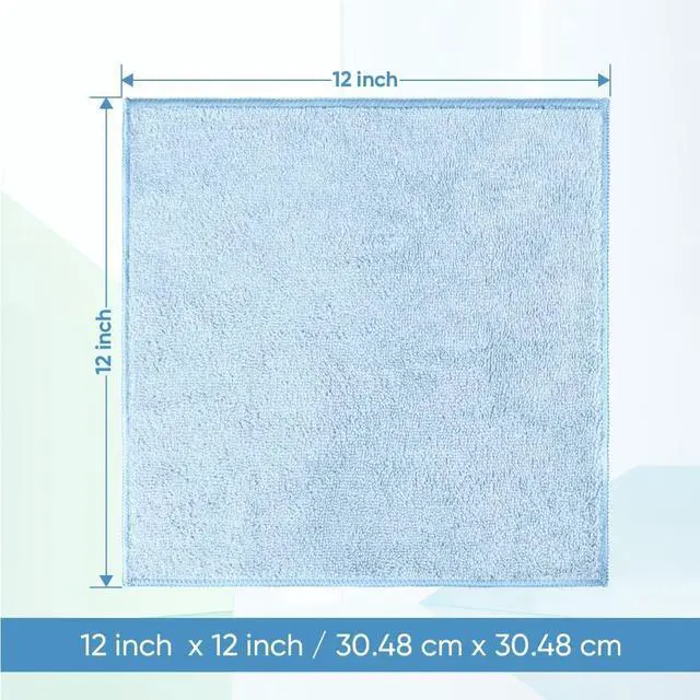Alt view image 2 of 7 - HOMEXCEL Washcloths 12PK, Ultra Soft&Highly Absorbent Face Towels, 12X12 in