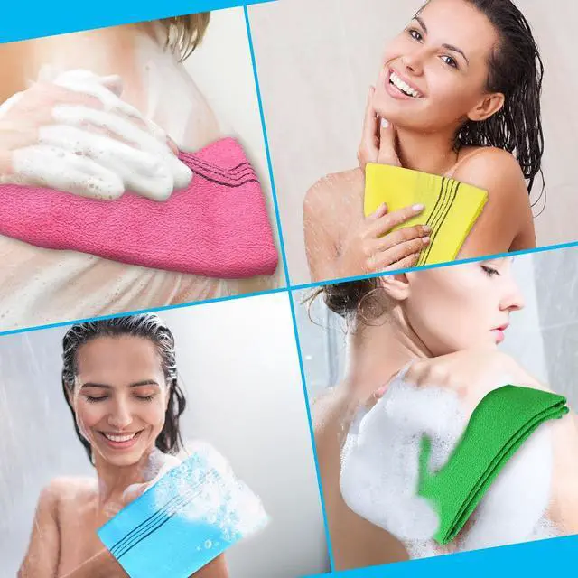 Alt view image 5 of 6 - Tatuo 4 Pieces Korean Exfoliating Washcloth