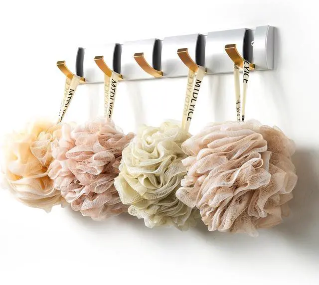 Alt view image 7 of 7 - MTDLYICE Loofah Sponge, XL Large Loofah 75g 4 Pack, Bath Sponge Soft Mesh Shower, Body Scrubber, Loofah for Men, Bath Accessories Body wash Foaming (Beige)